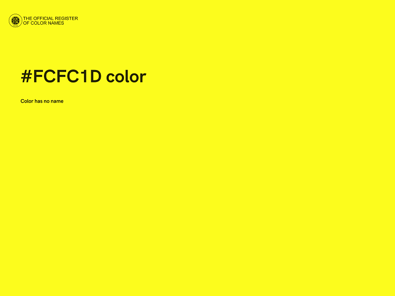 #FCFC1D color image