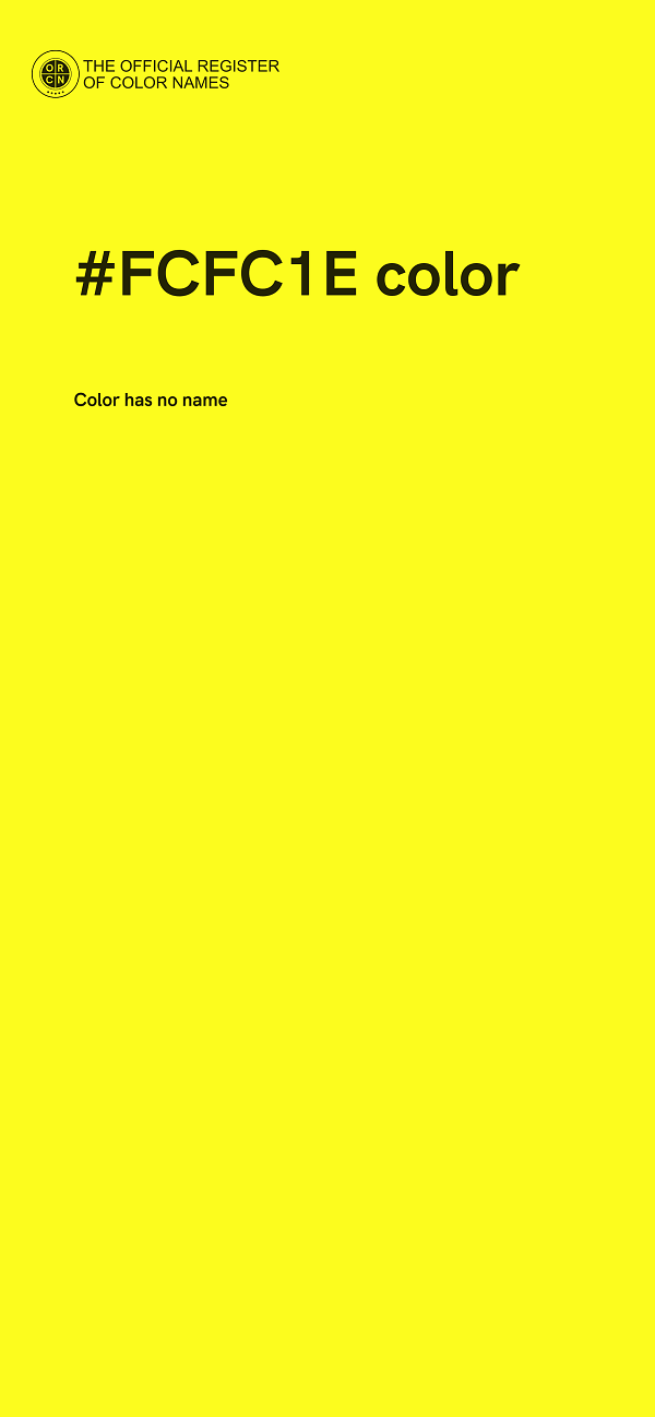 #FCFC1E color image