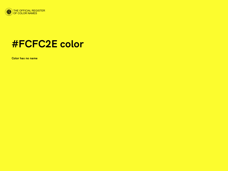 #FCFC2E color image
