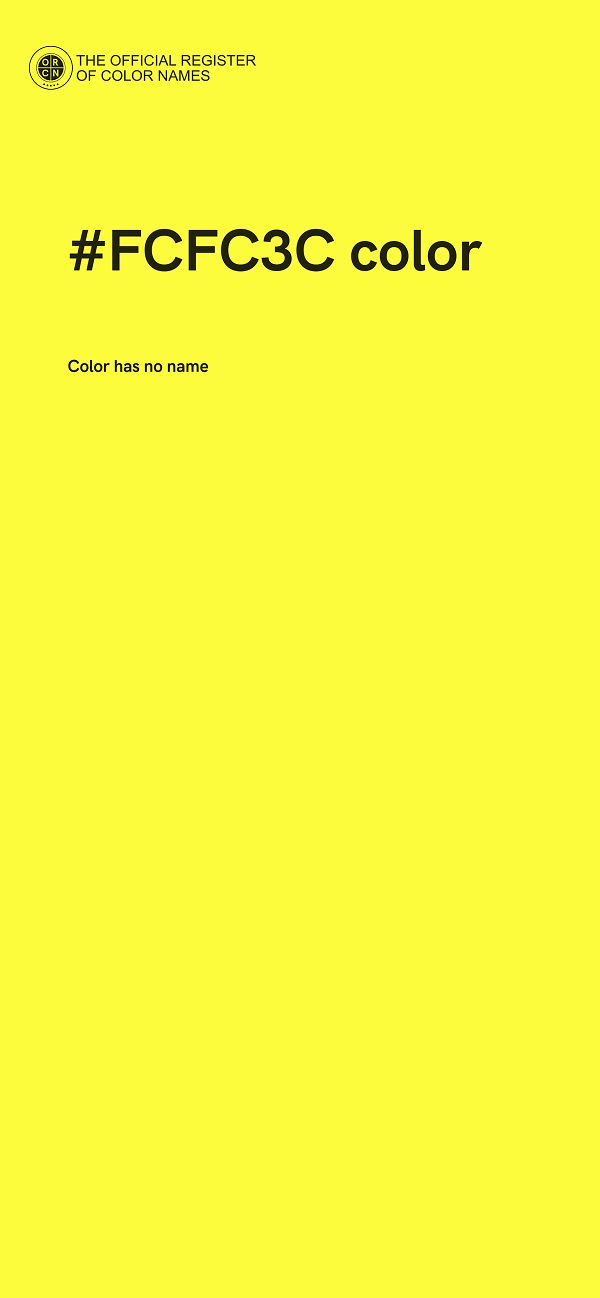 #FCFC3C color image
