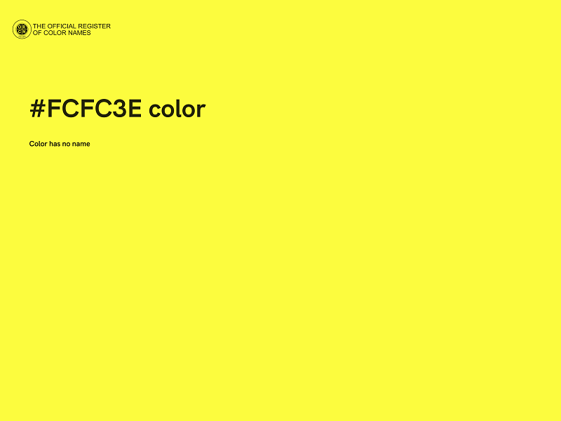 #FCFC3E color image