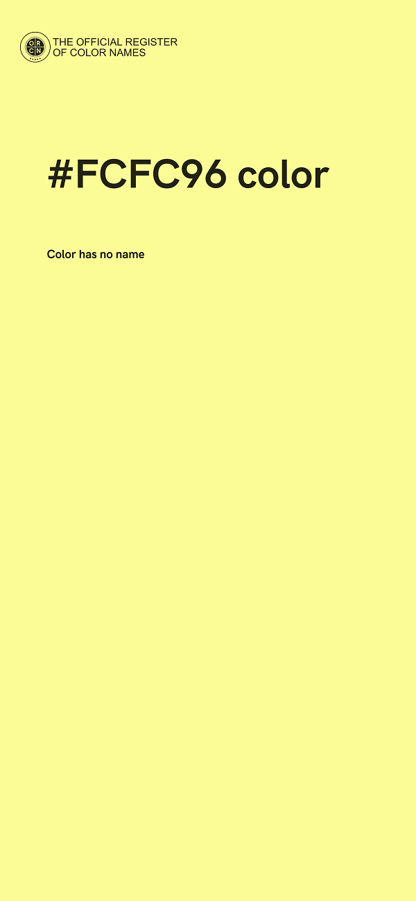 #FCFC96 color image