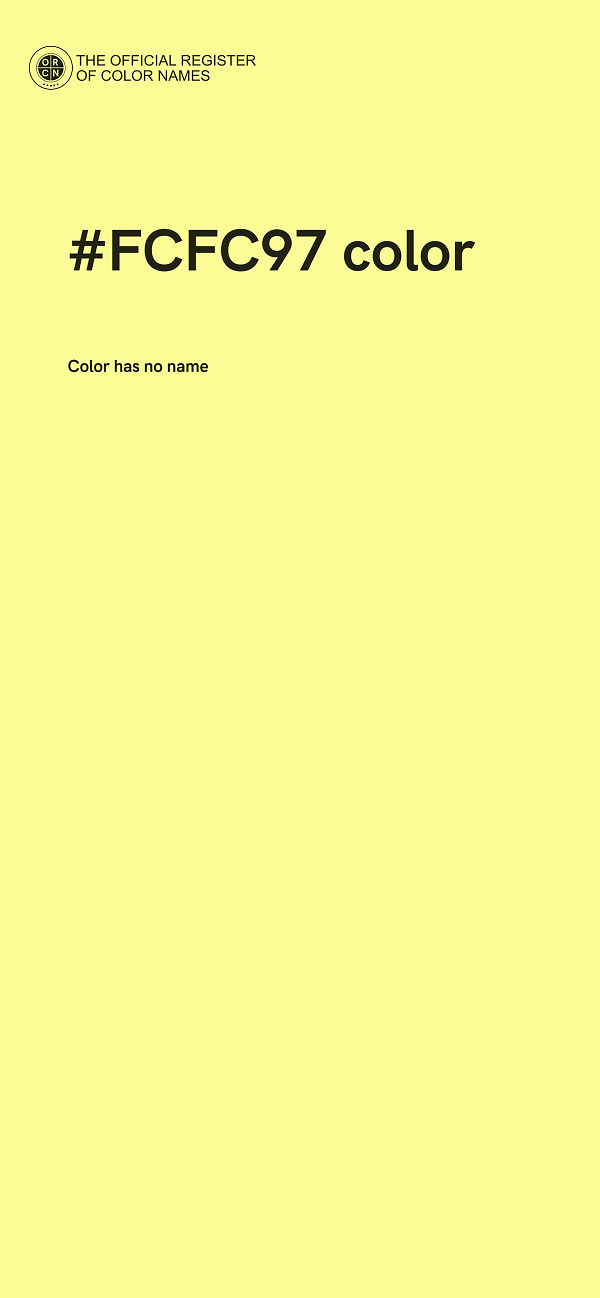 #FCFC97 color image