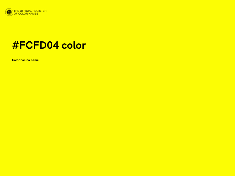 #FCFD04 color image