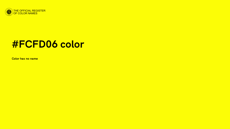 #FCFD06 color image