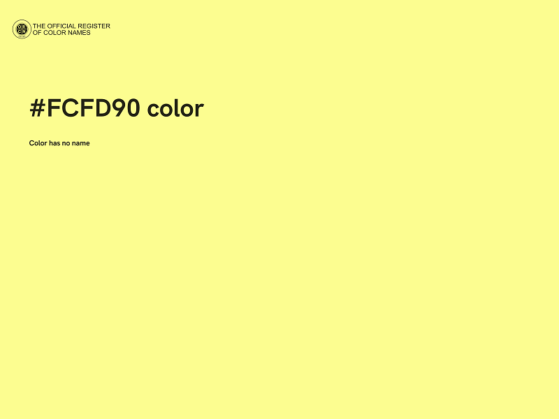 #FCFD90 color image