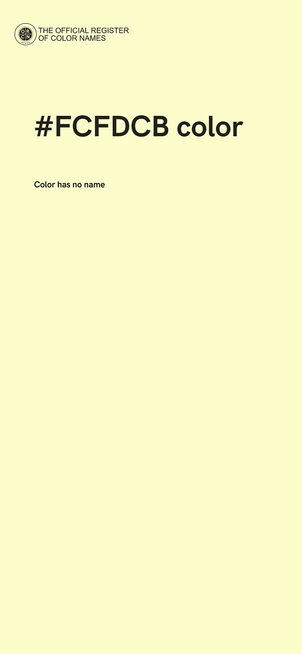 #FCFDCB color image