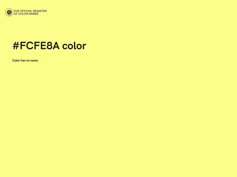 #FCFE8A color image