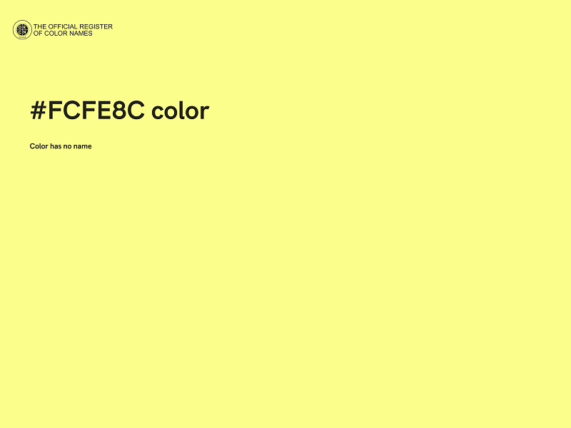 #FCFE8C color image
