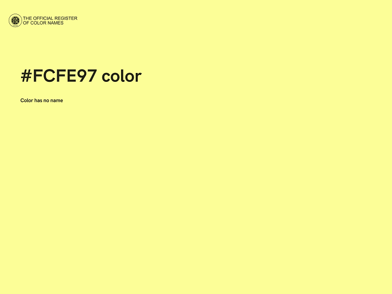 #FCFE97 color image