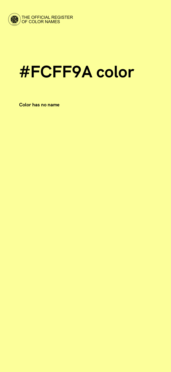 #FCFF9A color image