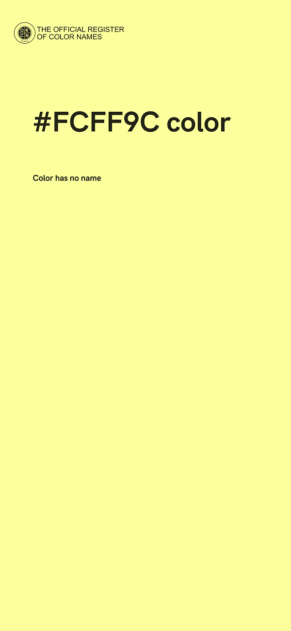 #FCFF9C color image