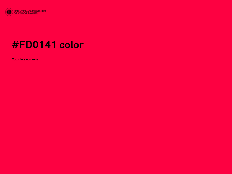 #FD0141 color image
