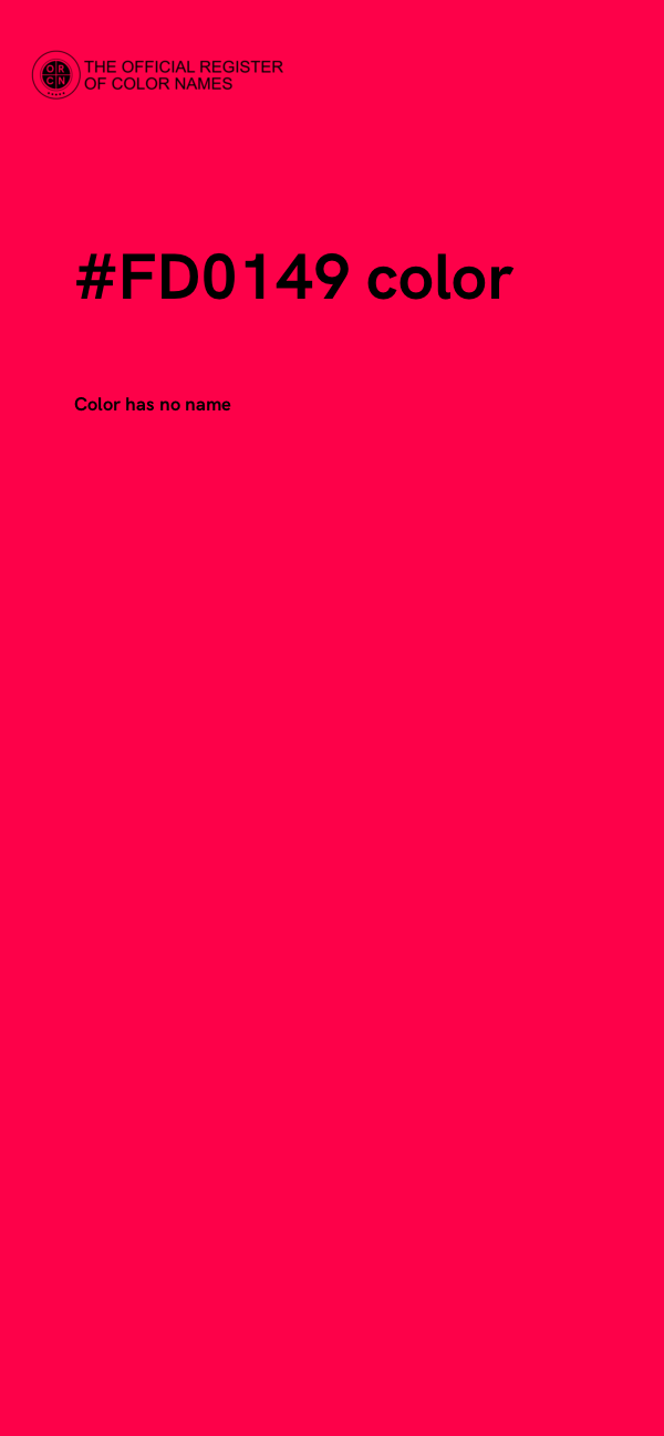 #FD0149 color image