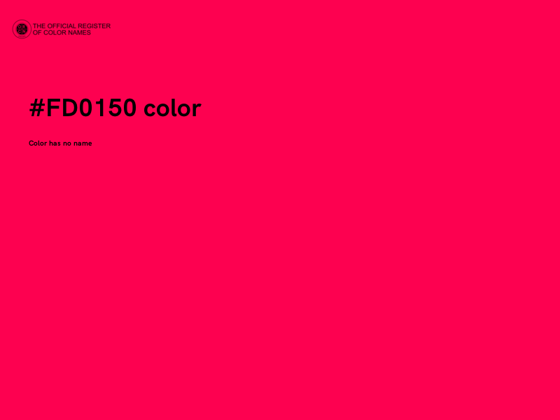 #FD0150 color image