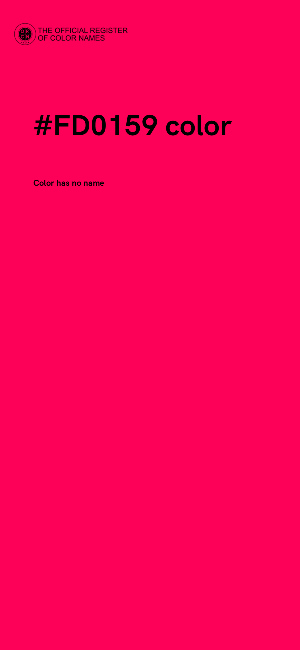 #FD0159 color image