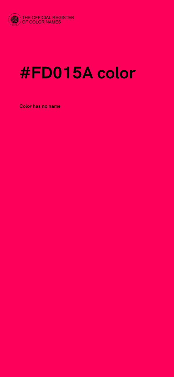 #FD015A color image