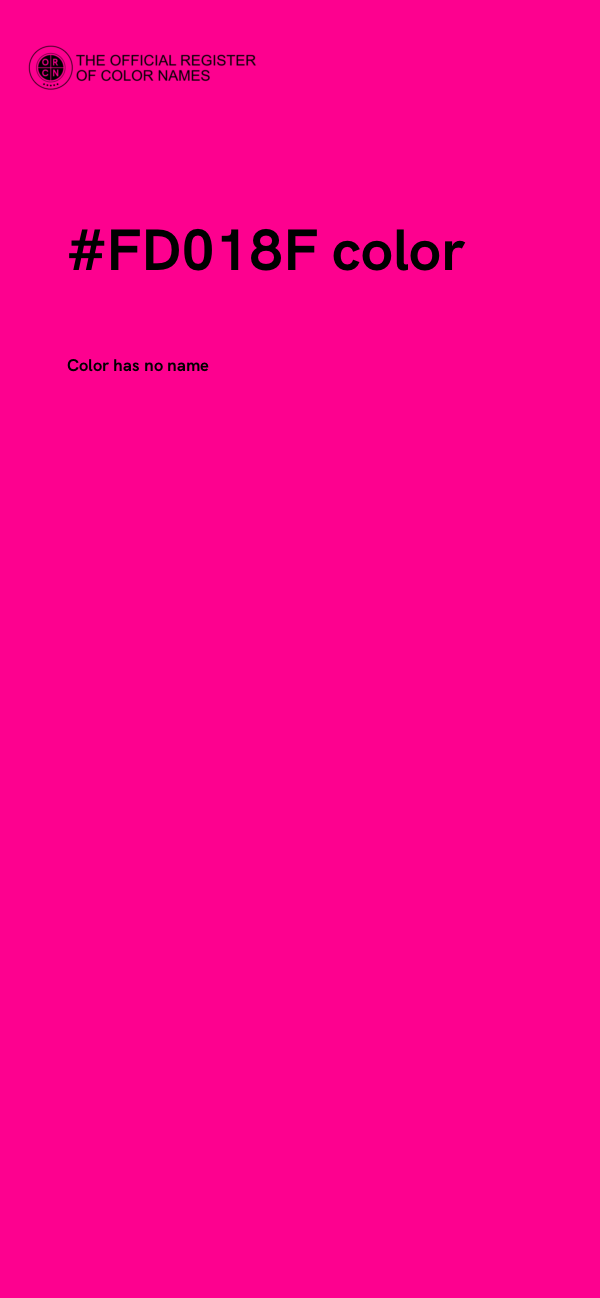 #FD018F color image