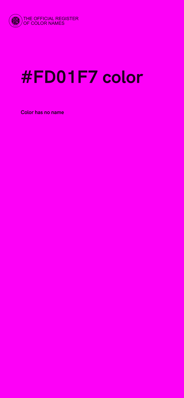 #FD01F7 color image