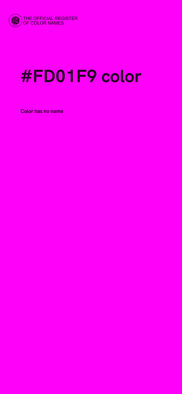 #FD01F9 color image