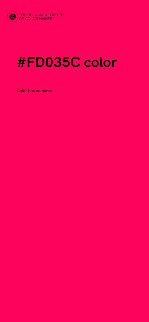 #FD035C color image