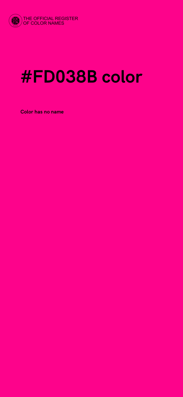 #FD038B color image