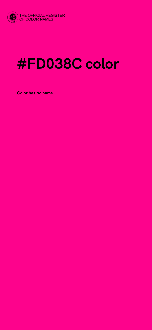 #FD038C color image
