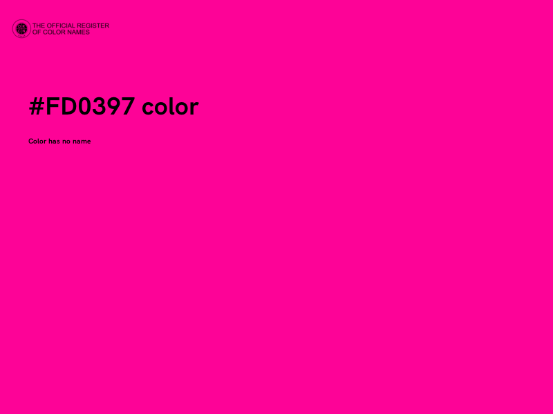 #FD0397 color image