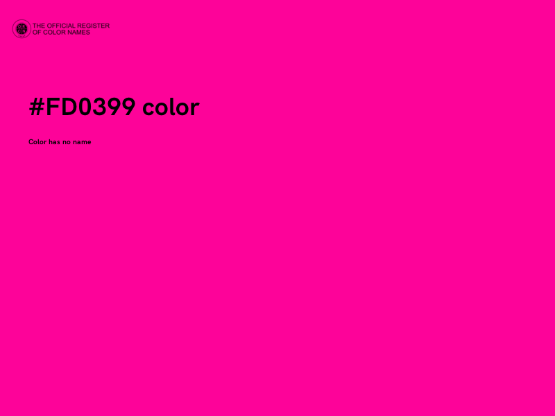 #FD0399 color image