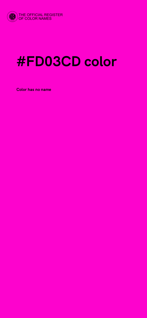 #FD03CD color image