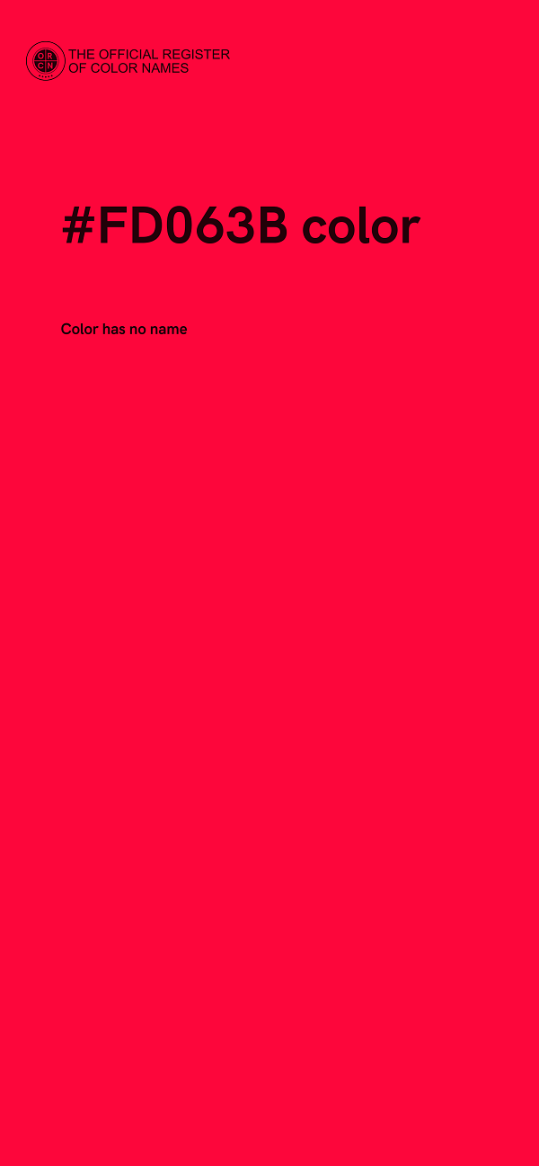 #FD063B color image