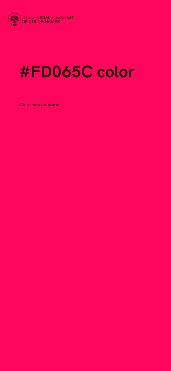 #FD065C color image