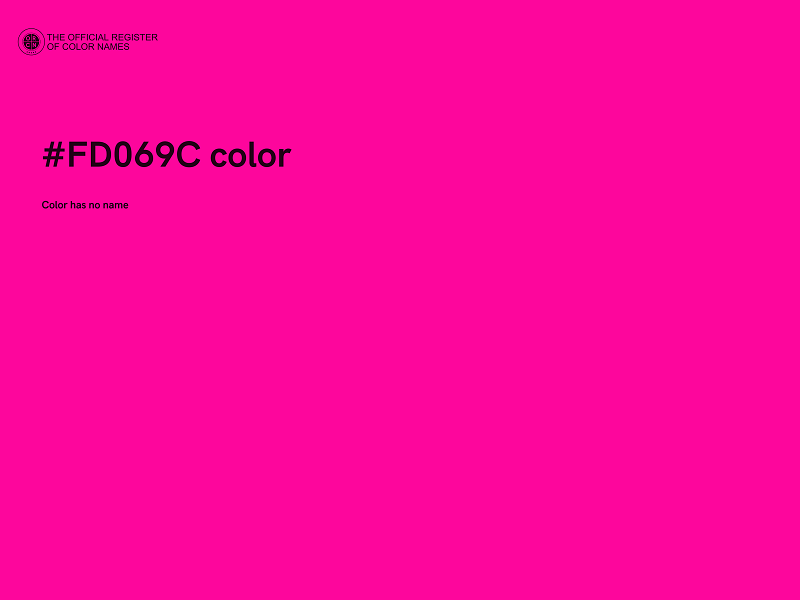 #FD069C color image