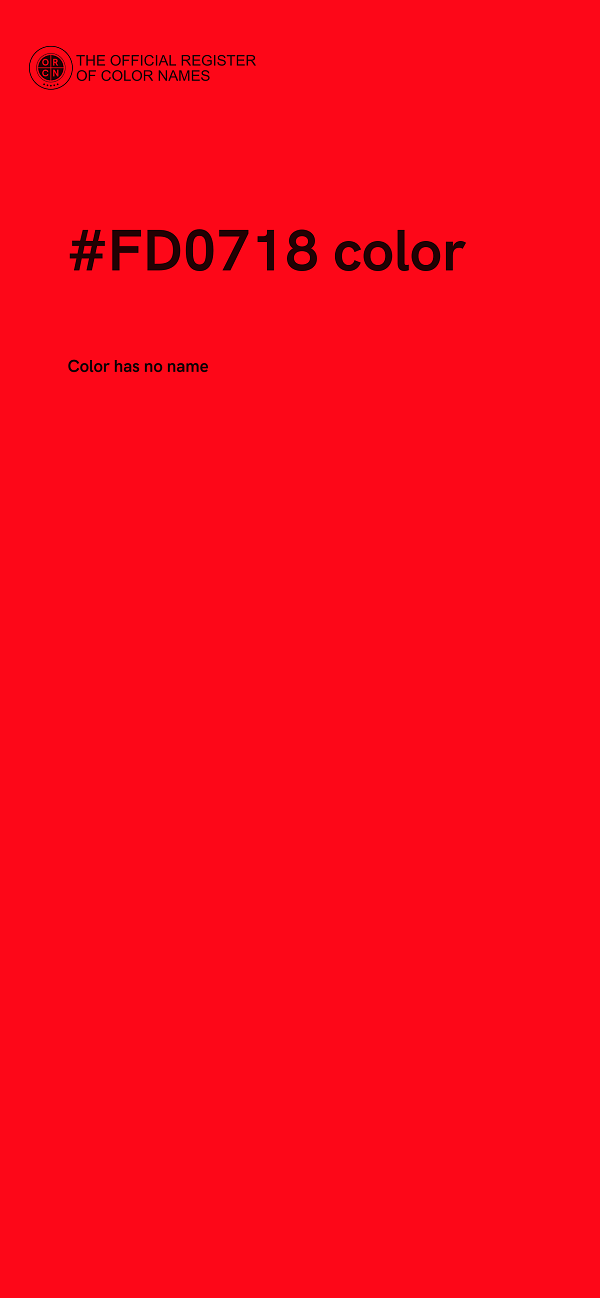#FD0718 color image
