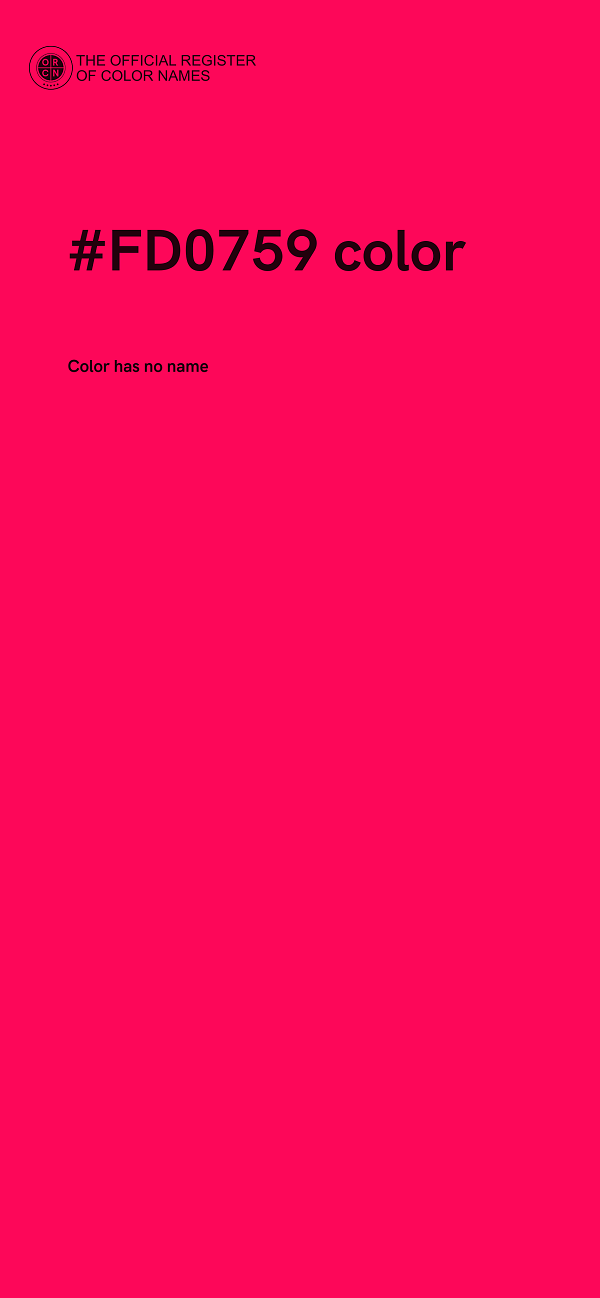 #FD0759 color image