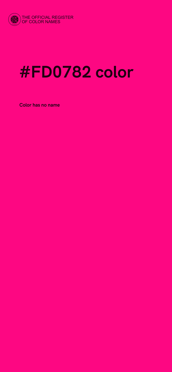 #FD0782 color image