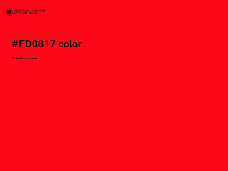 #FD0817 color image