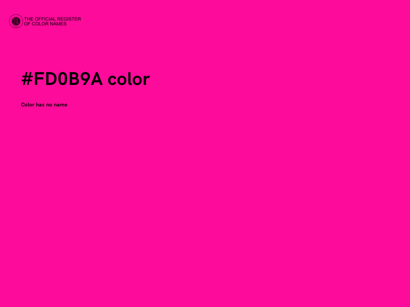 #FD0B9A color image