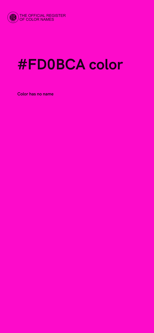 #FD0BCA color image