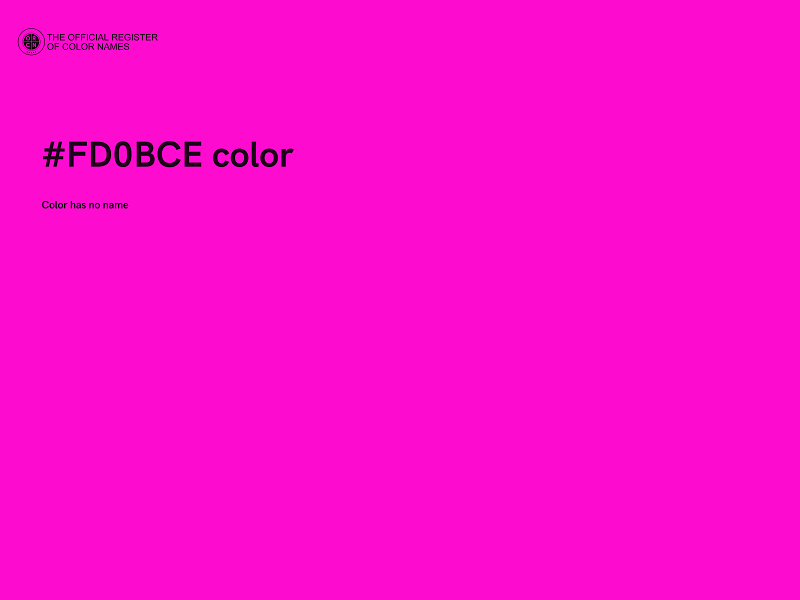 #FD0BCE color image