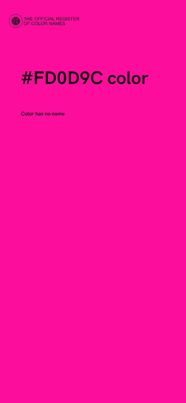 #FD0D9C color image