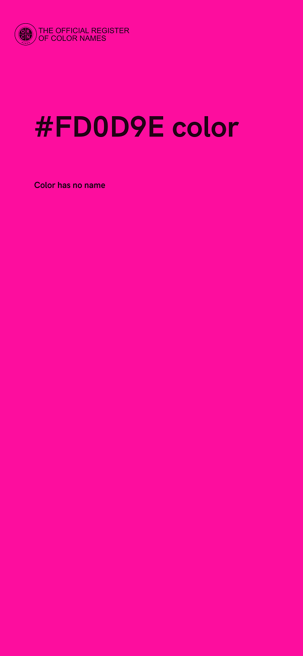 #FD0D9E color image