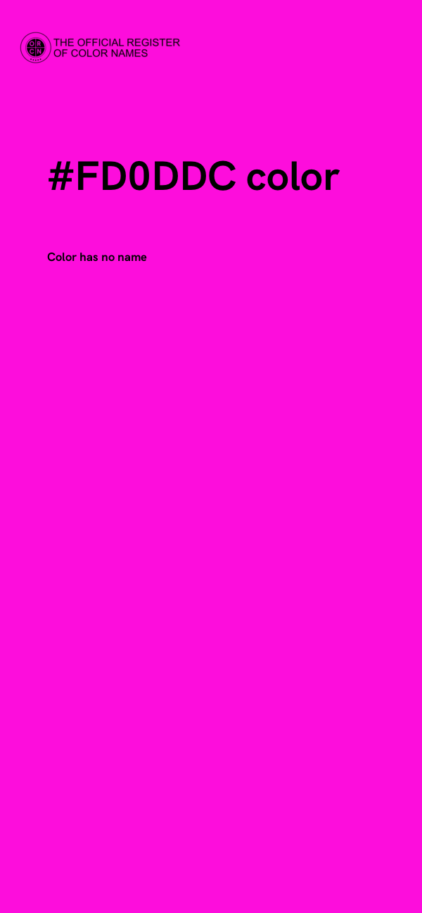 #FD0DDC color image
