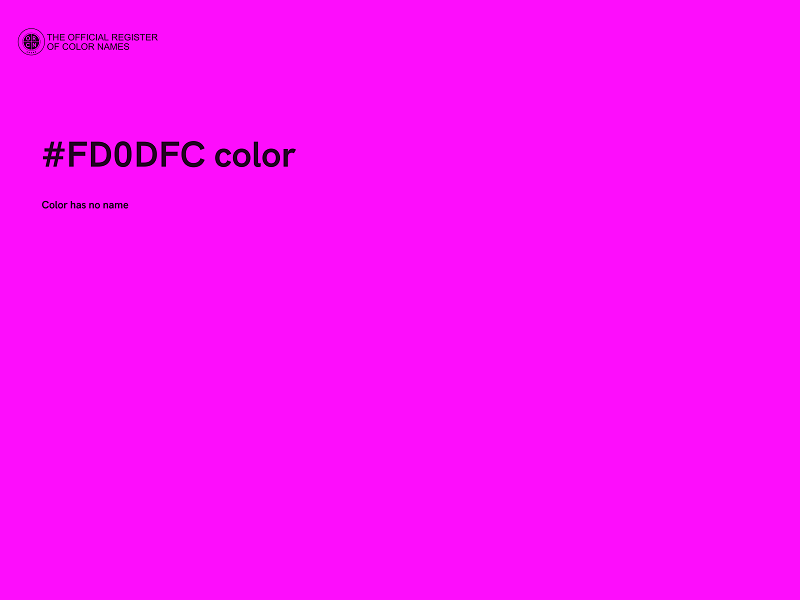 #FD0DFC color image