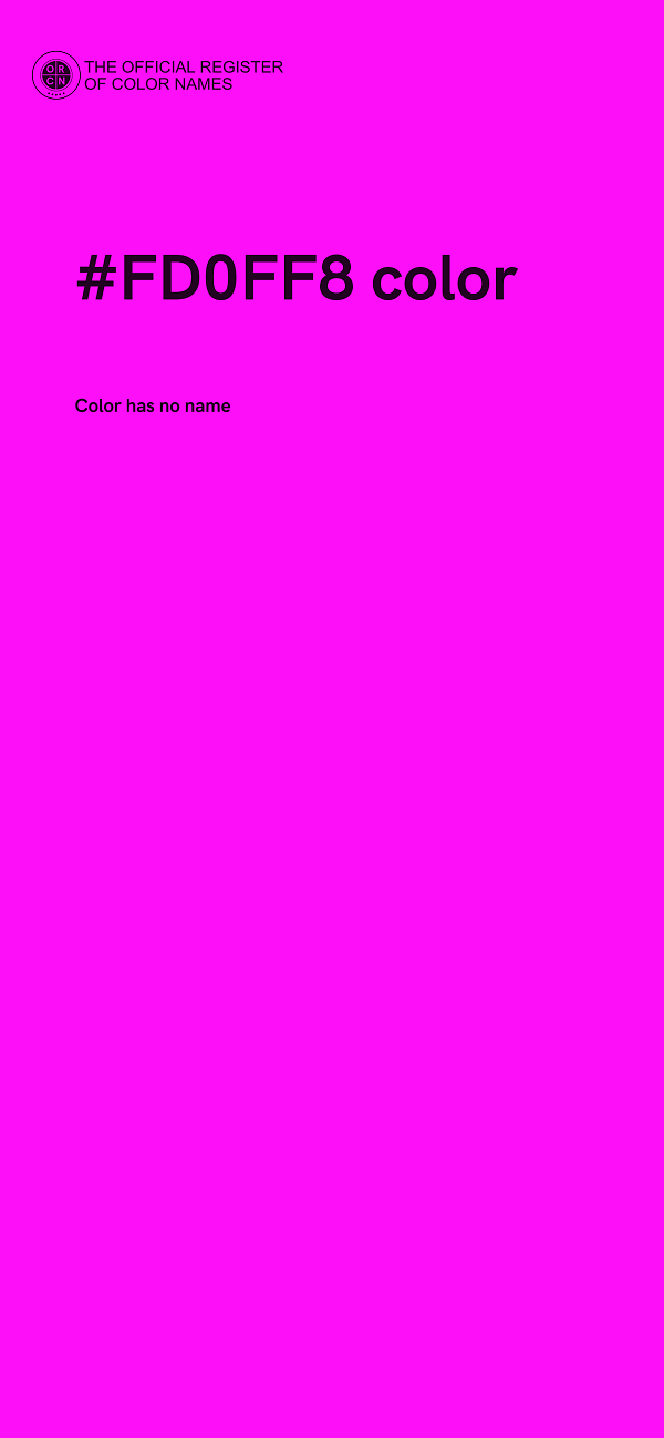 #FD0FF8 color image