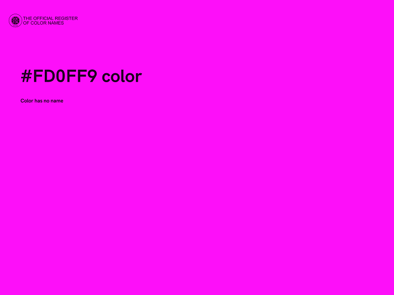 #FD0FF9 color image