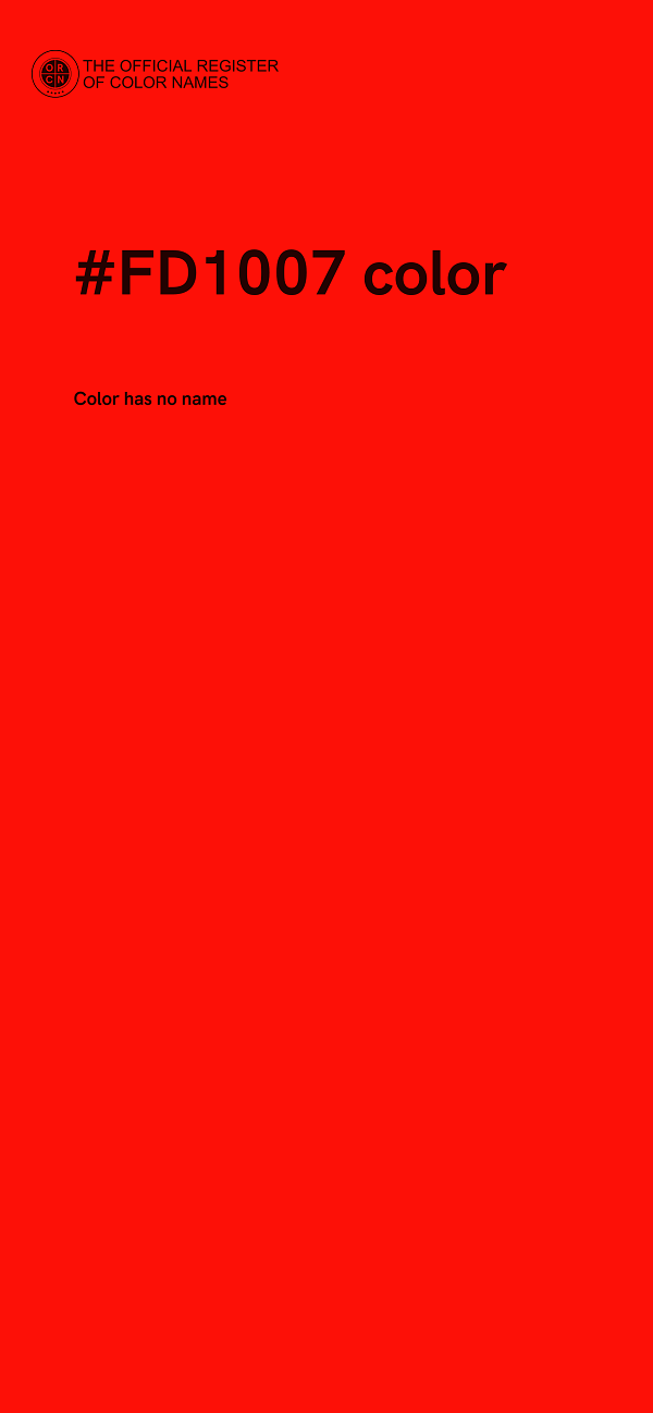 #FD1007 color image