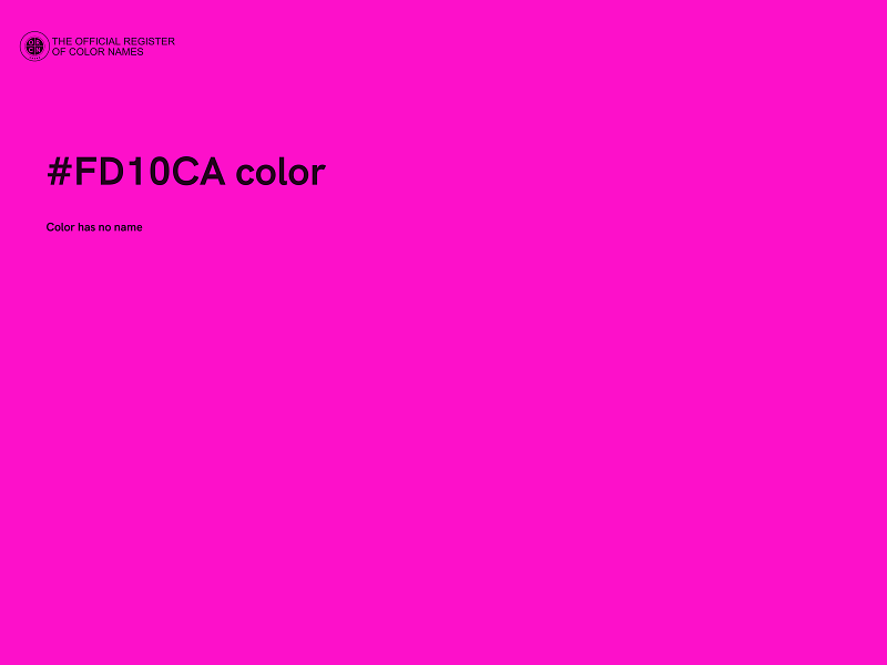 #FD10CA color image