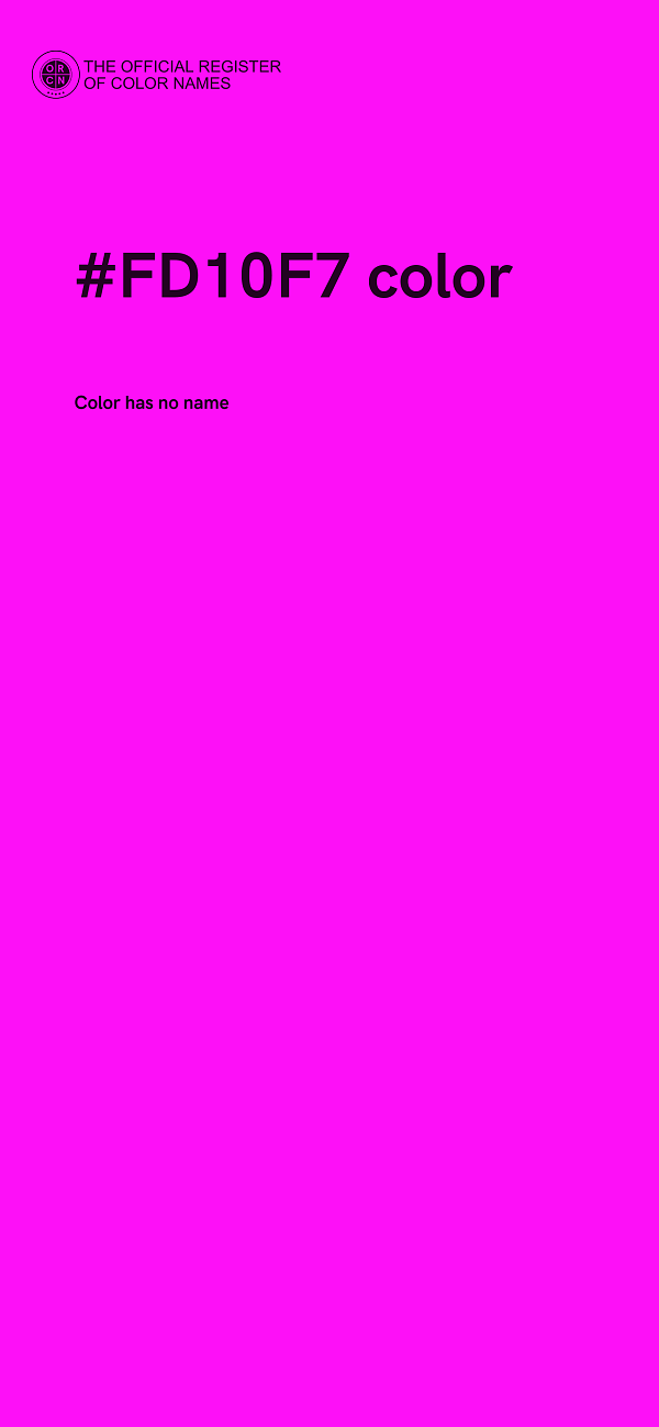 #FD10F7 color image