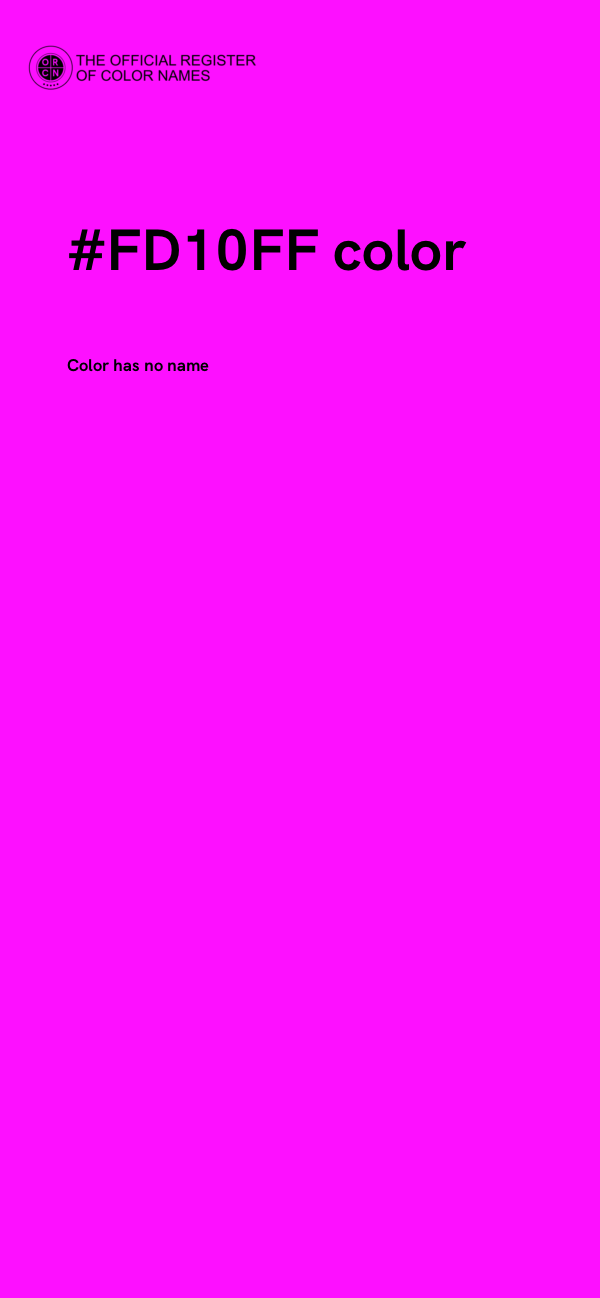 #FD10FF color image